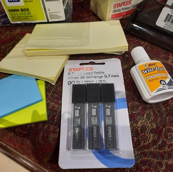 HUGE LOT of OFFICE UNIVERSITY SCHOOL SUPPLIES STAPLES DESK TEACHERS PROFESSORS - Picture 3 of 5